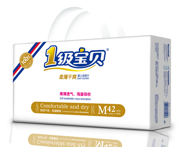 1級(jí)寶貝柔薄干爽紙尿片M42