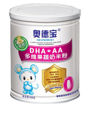 奧德寶多維果蔬奶米粉罐裝