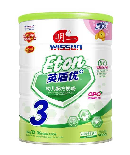明一英盾優(yōu)幼兒配方奶粉3段