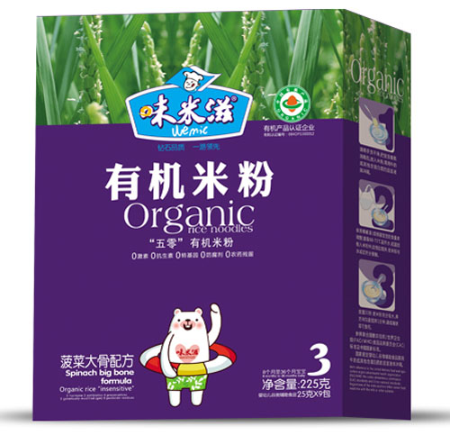 味米滋菠菜大骨有機米粉3段