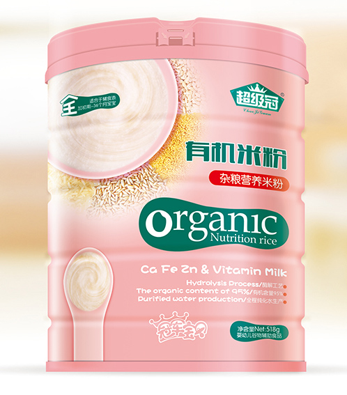 超級冠雜糧營養(yǎng)有機米粉