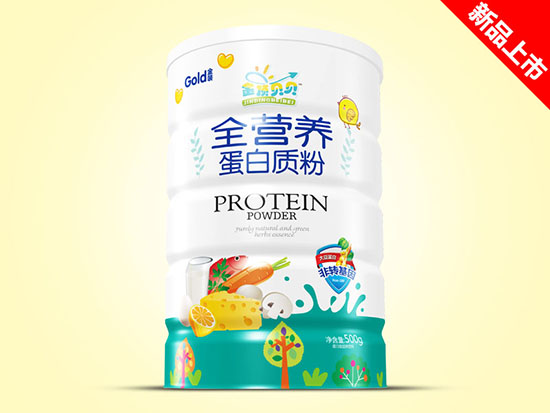 金頂貝貝蛋白質粉500g鐵聽-全營養(yǎng)