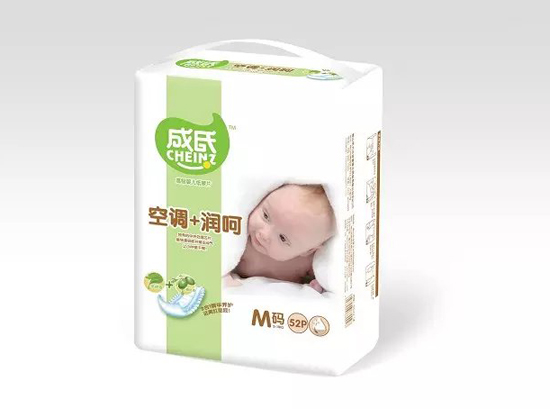 成氏空調(diào)+潤(rùn)呵高級(jí)嬰兒紙尿片M碼