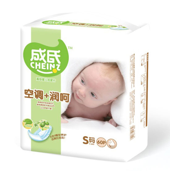 成氏空調(diào)+潤(rùn)呵高級(jí)嬰兒紙尿片S碼