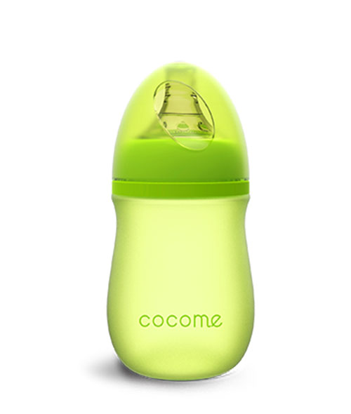 可可萌寬口徑防爆感溫晶鉆奶瓶150ML