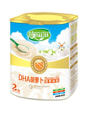 美滋滋DHA胡蘿卜營(yíng)養(yǎng)米粉