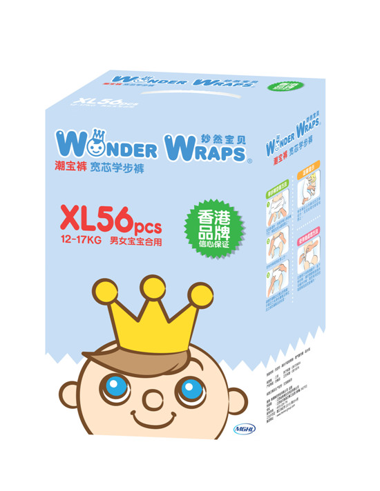 妙然寶貝寬芯學(xué)步褲XL56(微商專(zhuān)供)